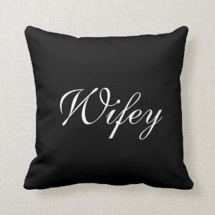 Wifey Frau Pillow Kissen