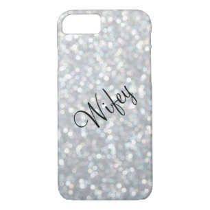 Wifey Funkelnd & Silver iPhone 7 Fall Case-Mate iPhone Hülle