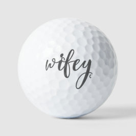 Wifey Golf Balls Golfball