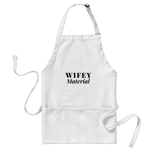 Wifey Material Schürze (Vorne)