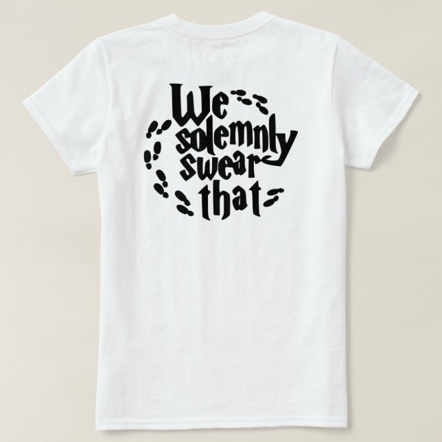 Wifey Potter Couple Shirt (Design Rückseite)