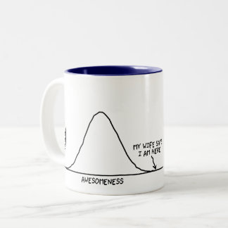 Wifey sagt, dass ich (1/2 eines Sets) - Zweifarbige Tasse