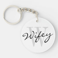 WIFEY Schlüsselanhänger für wedding Braut- und