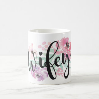 Wifey Tasse, die Brautschalen-Braut Wedding ist, Kaffeetasse