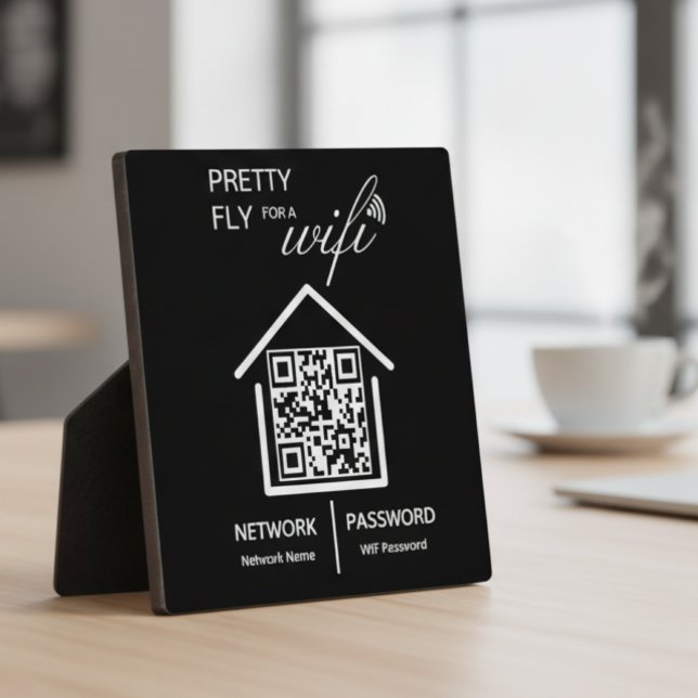 WiFi Details Hübsch Fliegen für einen WiFi QR Code Fotoplatte (Von Creator hochgeladen)