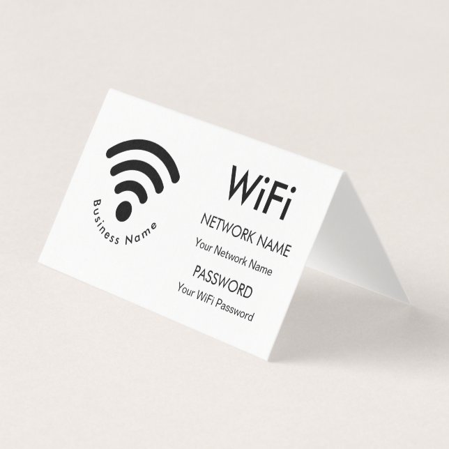 WIFI-Details zu benutzerdefinierten Firmennamen We (Vorderseite)