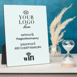 WiFi Information Schild Gästebuch Plaque Fotoplatte
