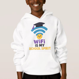 WiFi ist meine Schule Geist lustige Student Leben Hoodie