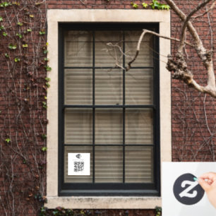 WiFi-Kennwort QR-Code-Prüfung für die Verbindung Fensteraufkleber