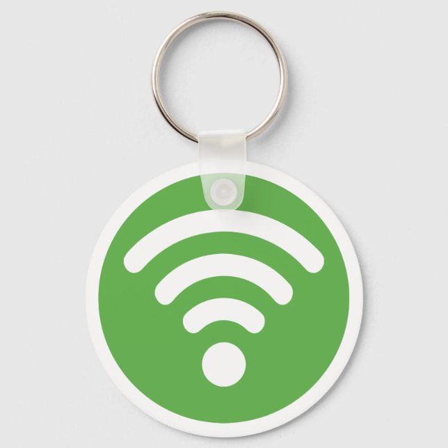 WiFi-Logo Schlüsselanhänger (Vorderseite)