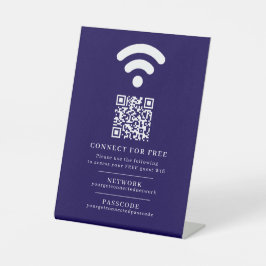 WiFi-Netzwerk-Passwort Gast-Info benutzerdefiniert Sockelschild