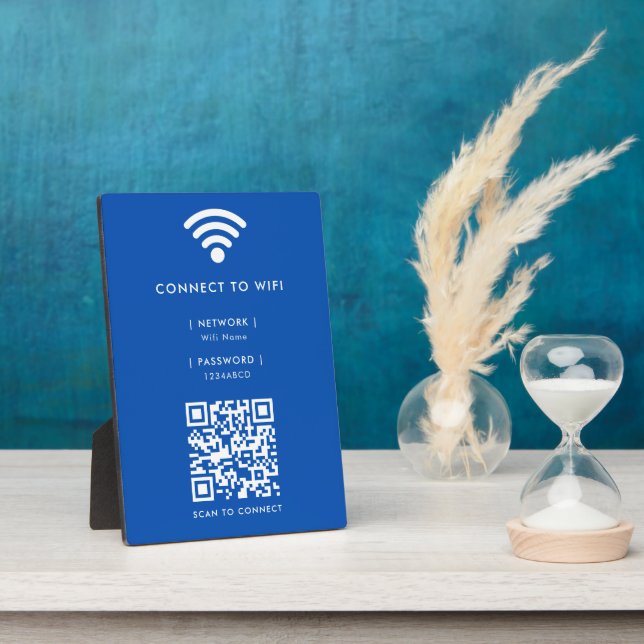 WiFi-Netzwerk | QR Code Internet Scan zum Verbinde Fotoplatte (Seite)