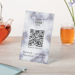 WiFi-Netzwerk | QR-Code prüfen, um eine Verbindung Sockelschild