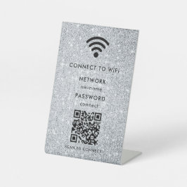 WiFi-Netzwerk | QR-Code prüfen, um eine Verbindung Sockelschild