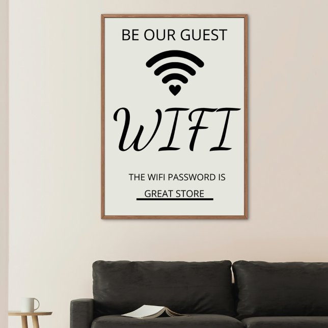 WiFi Password Business Poster (Von Creator hochgeladen)