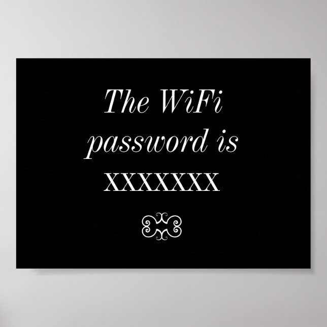 WiFi Password Framework Poster (Vorne)