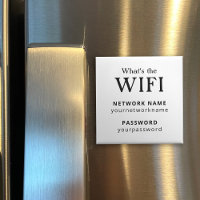 WiFi Password Kühlschrank Magnet für Mieter