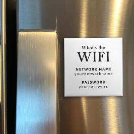 WiFi Password Kühlschrank Magnet für Mieter