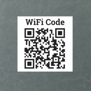 Wifi QR-Code-Aufkleber Aufkleber