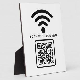 Wifi-QR-Code-Scan zum Verbinden Selbstklebend  Fotoplatte