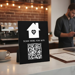 WiFi QR-Code scannen, um selbstklebende Verbindung Fotoplatte
