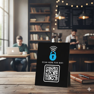 WiFi QR-Code scannen, um selbstklebende Verbindung Fotoplatte