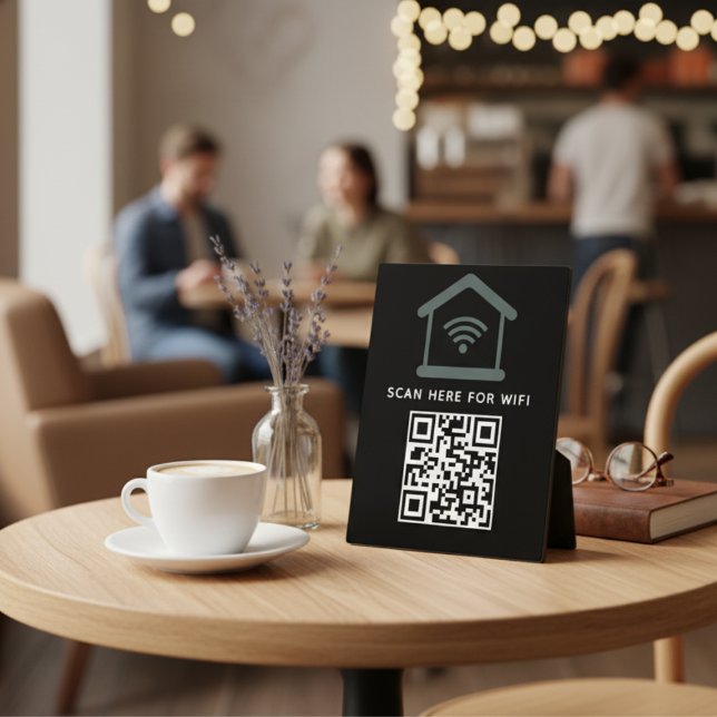WiFi QR-Code scannen, um selbstklebende Verbindung Fotoplatte (Von Creator hochgeladen)