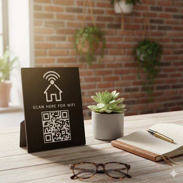 WiFi QR-Code scannen, um selbstklebende Verbindung Fotoplatte (Von Creator hochgeladen)