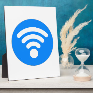 Wifi-Symbol Fotoplatte