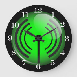 WiFi-Symbol Große Wanduhr