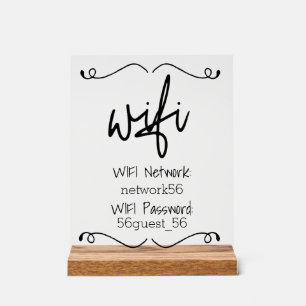 Wifi Vacation Zuhause Rental House Acrylschild