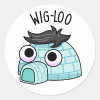 Wig-loo Funny Iglu Pun