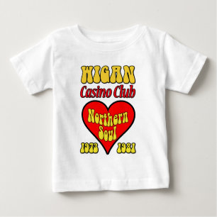 Wigan Kasino-Verein-NordSoul Baby T-shirt