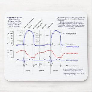 Wiggers Diagramm Mousepad