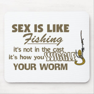 Wiggle Ihren Wurm Mousepad