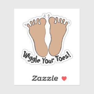 Wiggle Your Toes Aufkleber