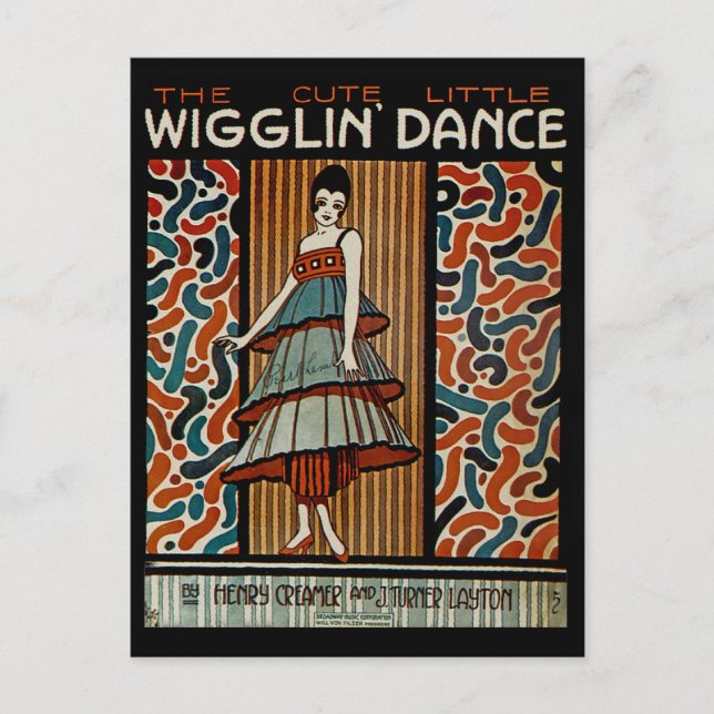 Wigglin-Tanz Postkarte (Vorderseite)
