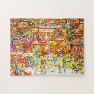 Wiggly Wobbly Wumble Woods Valentinstag Puzzle