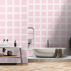 Wiggy Checkered Pattern Retro Tapete