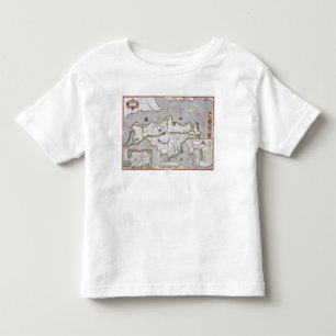 Wight-Insel, graviert von Jodocus Hondius Kleinkind T-shirt