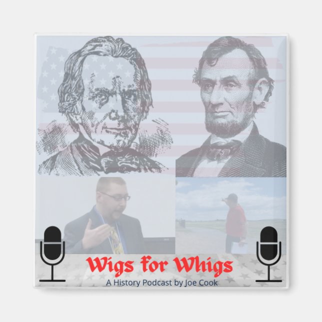 Wigs für Whigs-Logo-Magnet Magnet (Vorne)