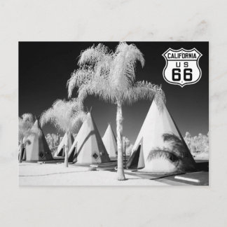 Wigwam Motel, Route 66, Rialto, California Postkarte