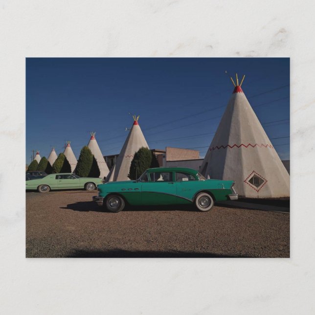 Wigwam Motel U.S. Route 66 in Holbrook, Arizona Postkarte (Vorderseite)