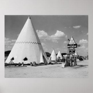 Wigwam Village, Höhlenstadt, Kentucky: 1940 Poster