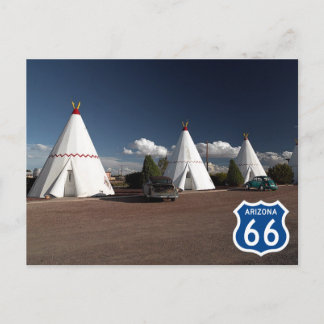 Wigwam Village Motel Route 66 Holbrook, Arizona Po Postkarte