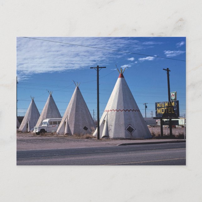 Wigwam Village Motel Route 66 Holbrook, Arizona Postkarte (Vorderseite)