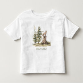 WiILD Kinderwald Woodland Fox Baby Kleinkind Kleinkind T-shirt
