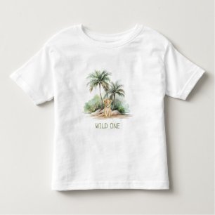 WiILD ONE Jungle Safari Löwe Kinder Kleinkind T-shirt