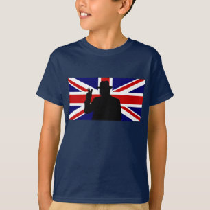 Wiinston Churchill Briten Bulldogge T-Shirt