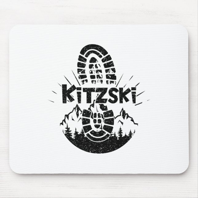 Wiker Kitzski Tirol Österreich Urlaub Mousepad (Vorne)